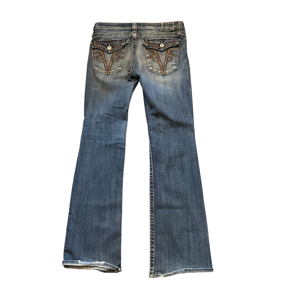 Big Star Casey K Low Rise Bootcut Jeans Medium Wash 30L‎ Western Y2K (32x32.5)